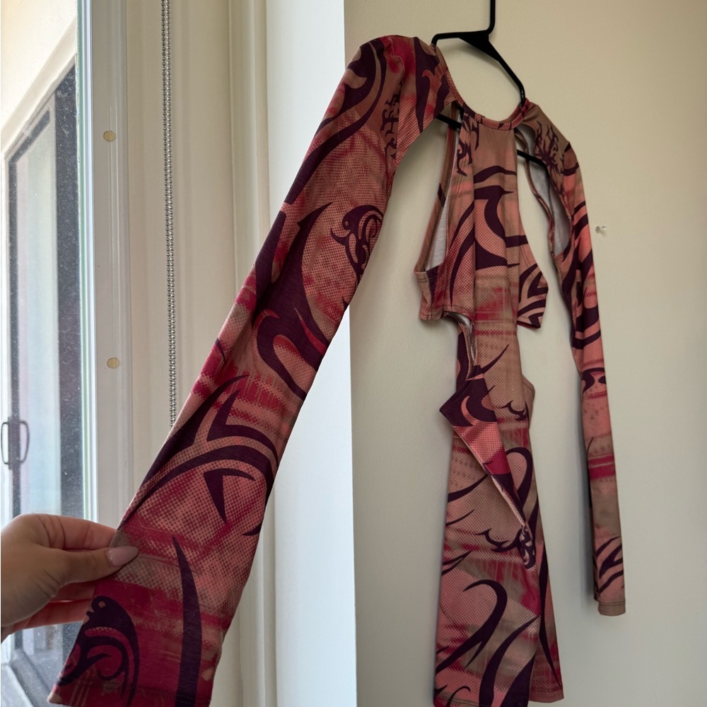 Jaded London Dystopian Mini Dress